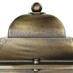 Standleuchte Messing H:74cm außen Antik Garten