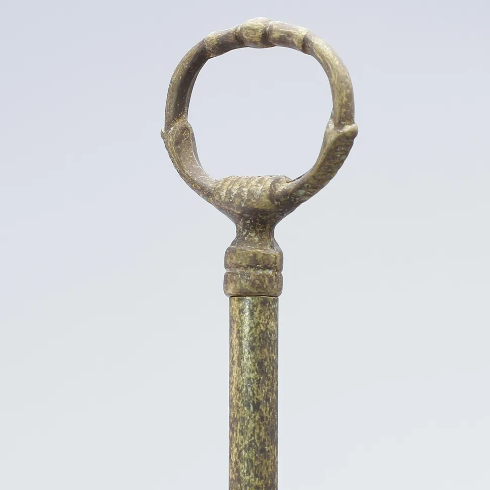 Stehlampe Bronze Antik aus Echt-Messing