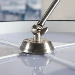 Stehlampe 200cm Retro Wohnzimmer Leuchte Schwarz