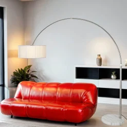 Stehlampe 200cm Retro Wohnzimmerlampe Design Ø48cm