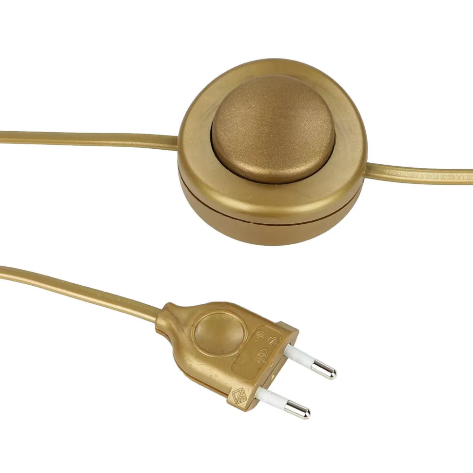 Stehlampe GANARA 158cm Barock Muster Shabby Gold