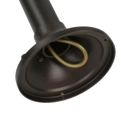 Stehlampe Garten 100 cm Messing Rostbraun Rustikal