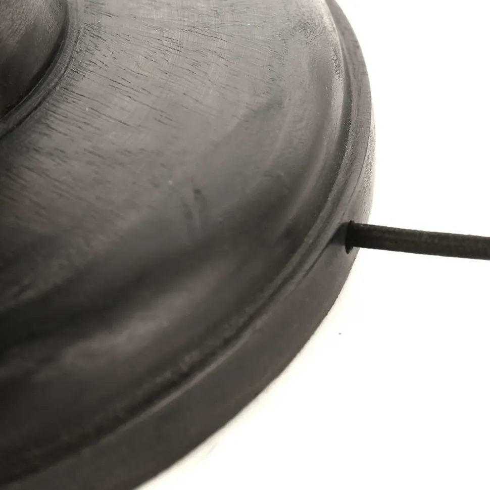 Stehlampe Holz Leinen Schwarz Grün 153 cm E27 blendarm