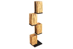 Stehlampe Holz Äste 154 cm E27 4-flammig dekorativ