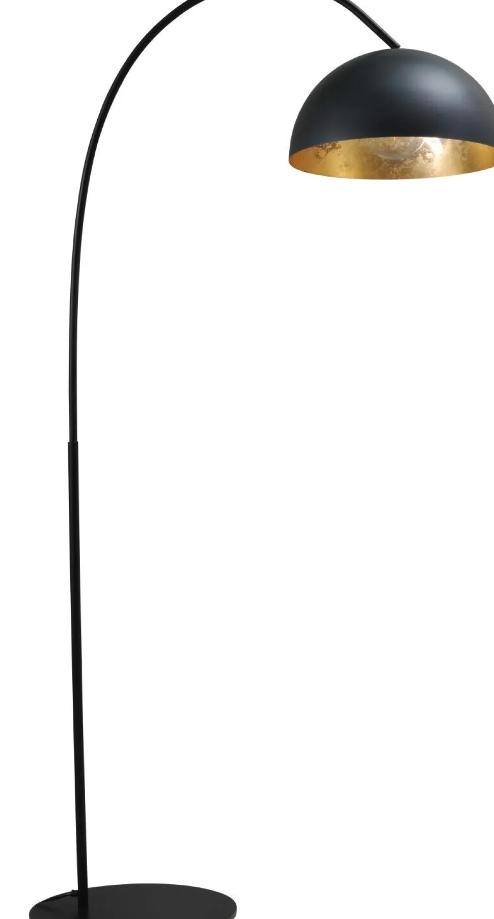 Stehlampe in Schwarz