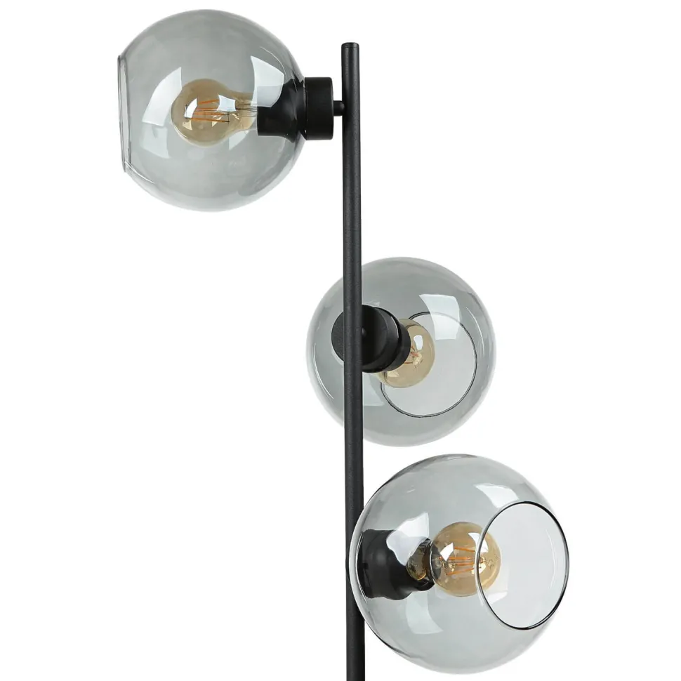 Stehlampe KALETE in Graphit 160cm Wohnzimmer Lampe