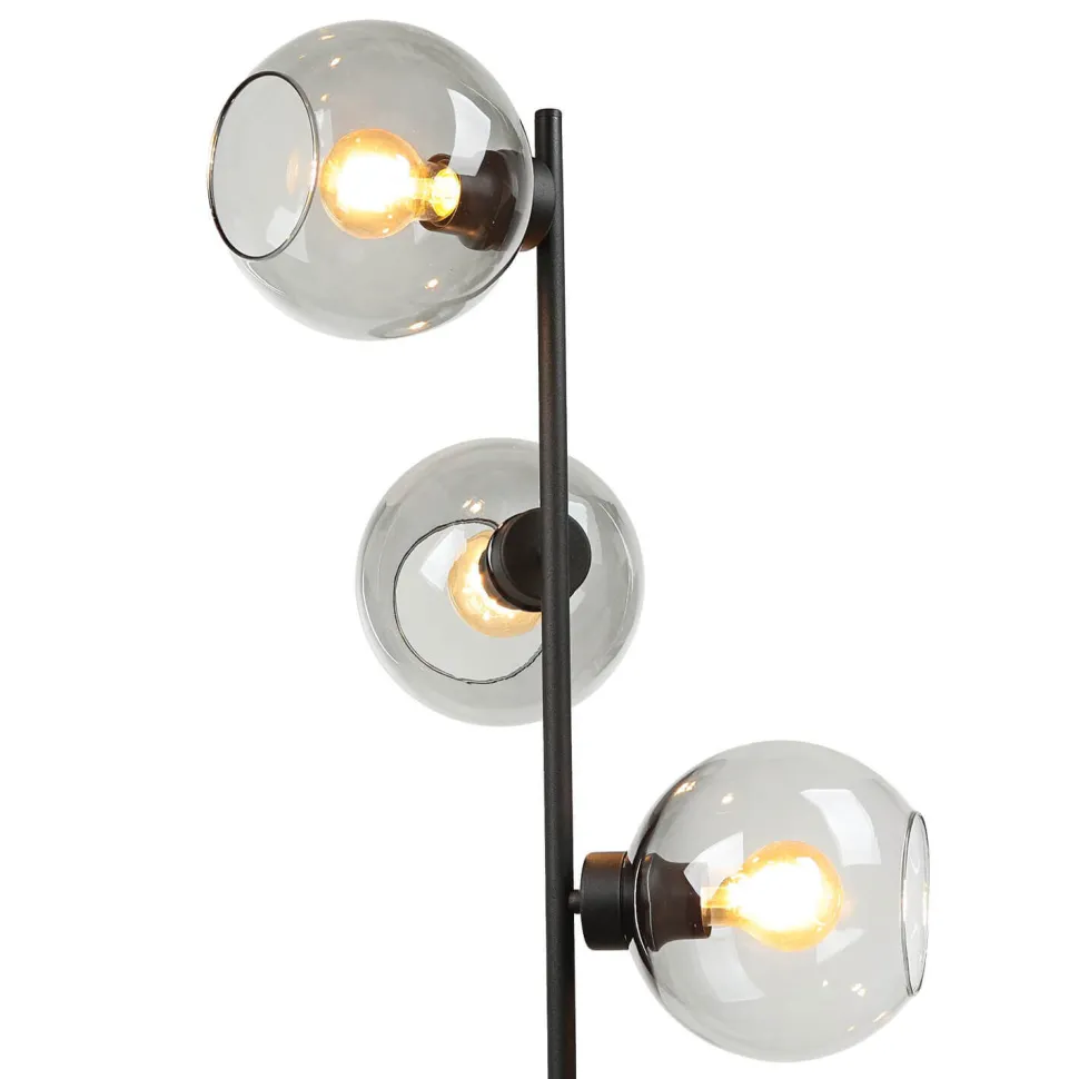 Stehlampe KALETE in Graphit 160cm Wohnzimmer Lampe