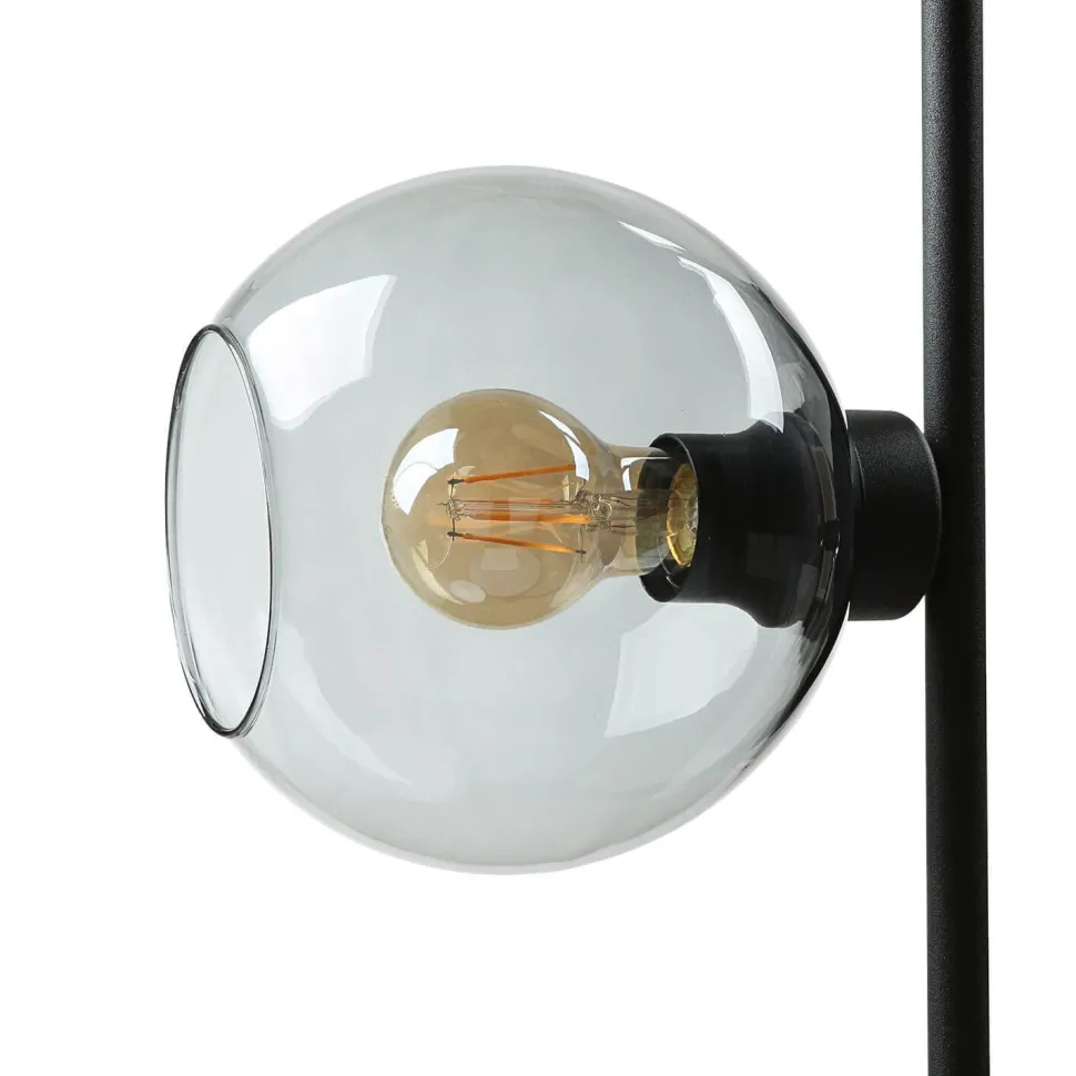 Stehlampe KALETE in Graphit 160cm Wohnzimmer Lampe