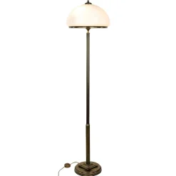 Stehlampe MARLOW in Messing antik 170cm Wohnzimmer