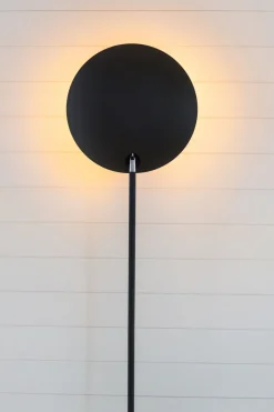 Stehlampe Metall 171 cm in Schwarz Gold E27 ANJA