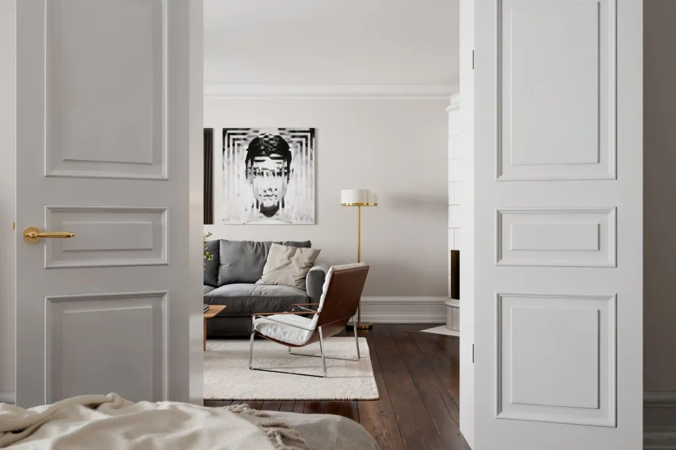 Stehlampe Metall Glas 150 cm hoch in Messing Weiß E27