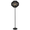 Stehlampe Schwarz 155 cm Seil Metall Wohnzimmer