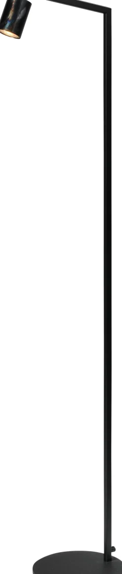 Stehlampe Schwarz Öl-Effekt verstellbar 135 cm GU10