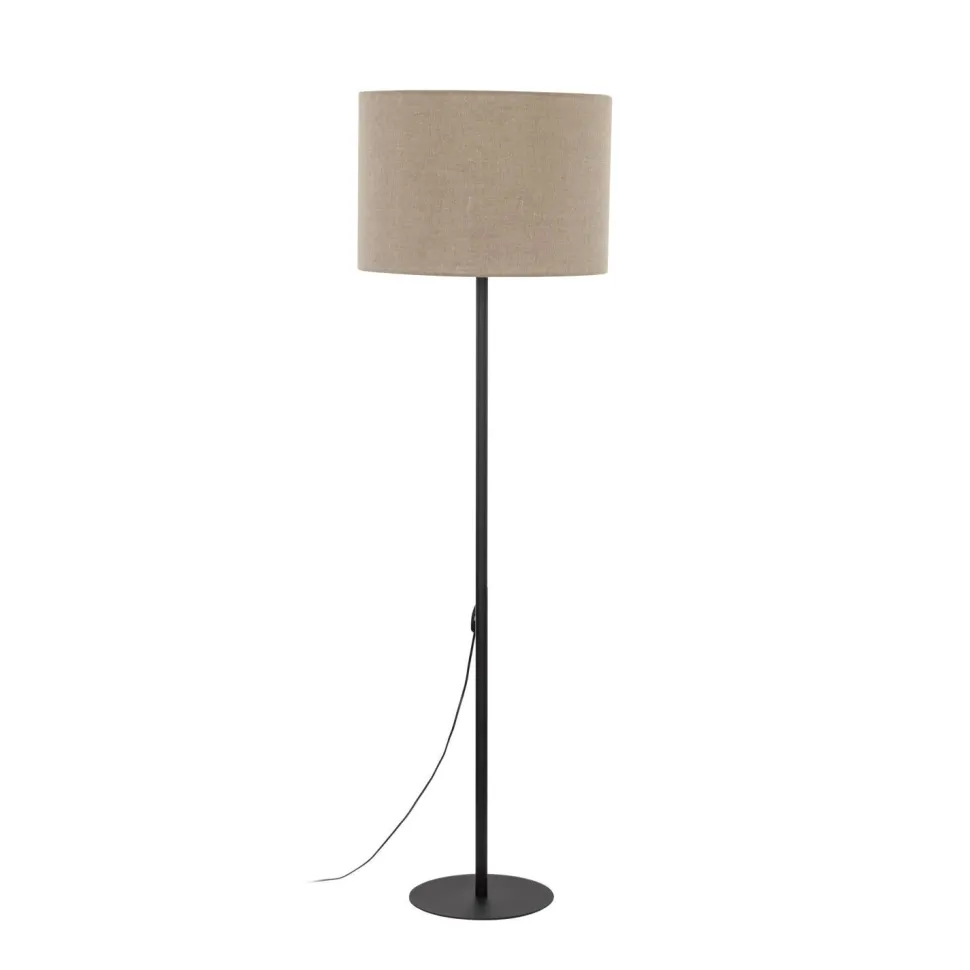 Stehleuchte 165 cm Ø 50 cm Metall Jute E27 MARINUS