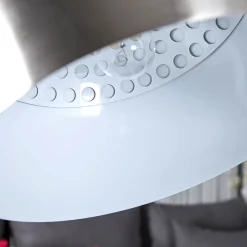 Stehleuchte Ø34cm Retro elegant verstellbar Chrom