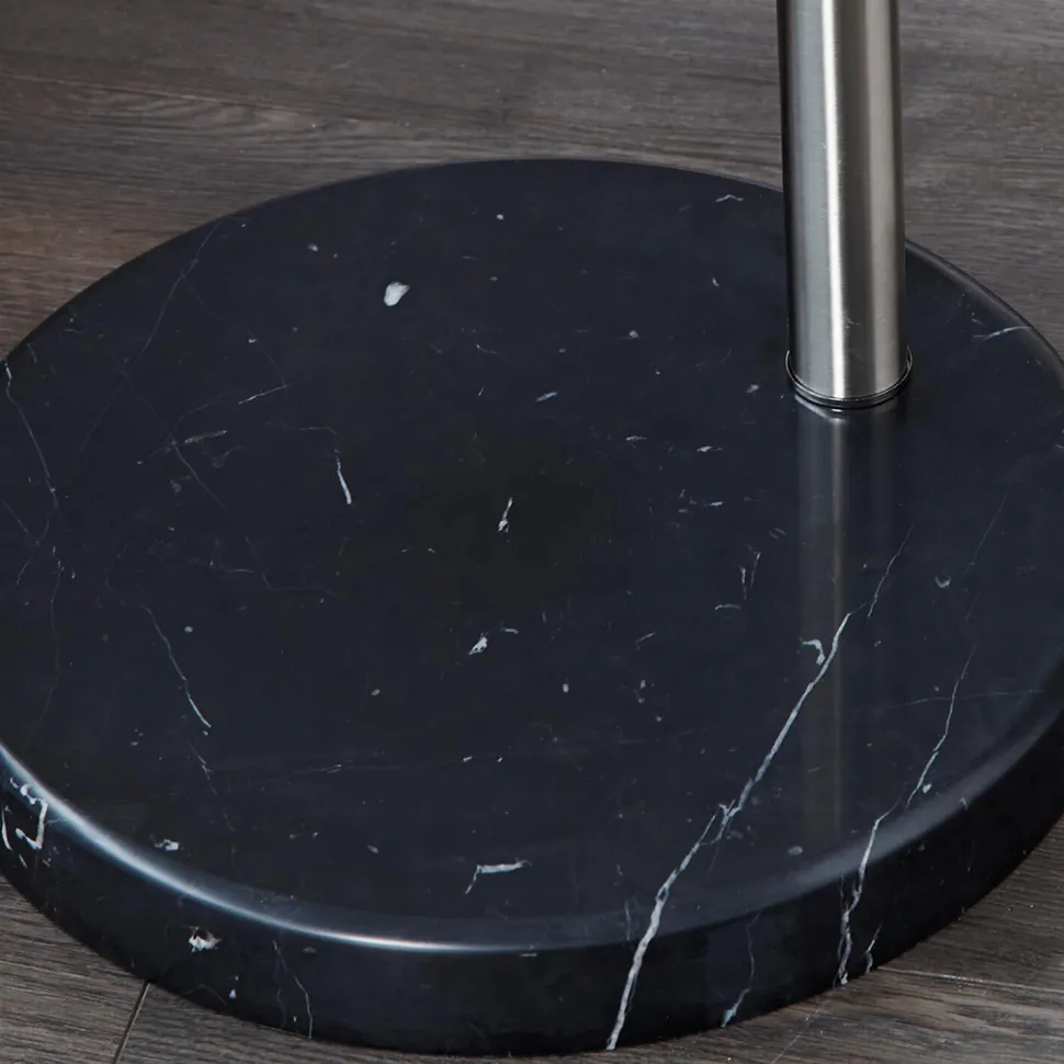 Stehleuchte Ø34cm Retro elegant verstellbar Chrom