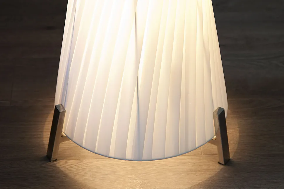 Stehleuchte 180cm Retro Esszimmer Lampe Weiß