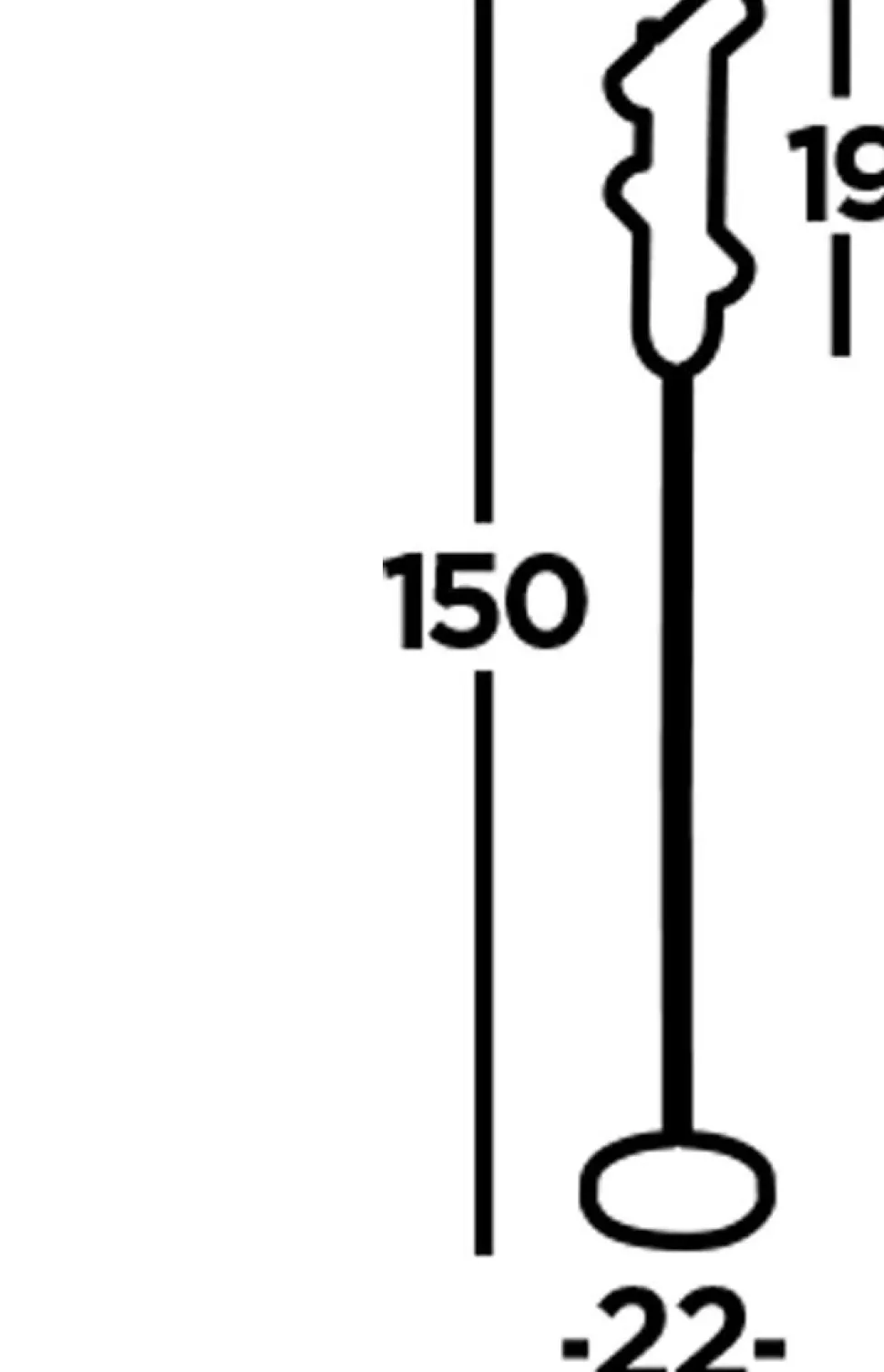 Stehleuchte 2-flammig Schwarz GU10 150 cm Metall verstellbar
