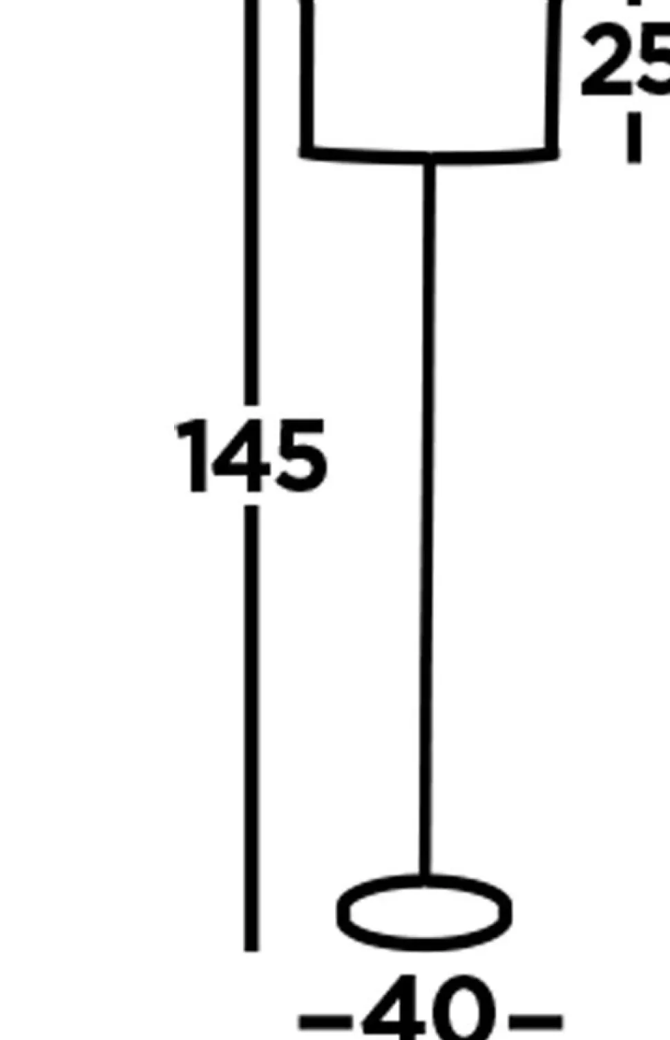 Stehleuchte Gold 145 cm Metall Retro Design 2x E27