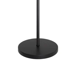 Stehleuchte klein 148,5 cm Messing Eisen in Schwarz Gold