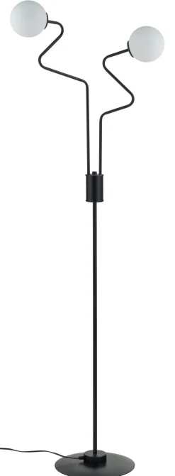 Stehleuchte Metall Glas blendarm Lesen G9 162 cm hoch