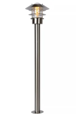 Stehleuchte Outdoor Glas Aluminium IP44 E27 100 cm