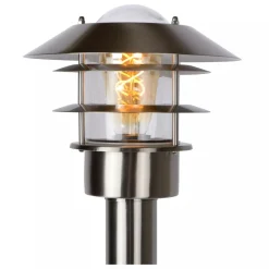 Stehleuchte Outdoor Glas Aluminium IP44 E27 100 cm