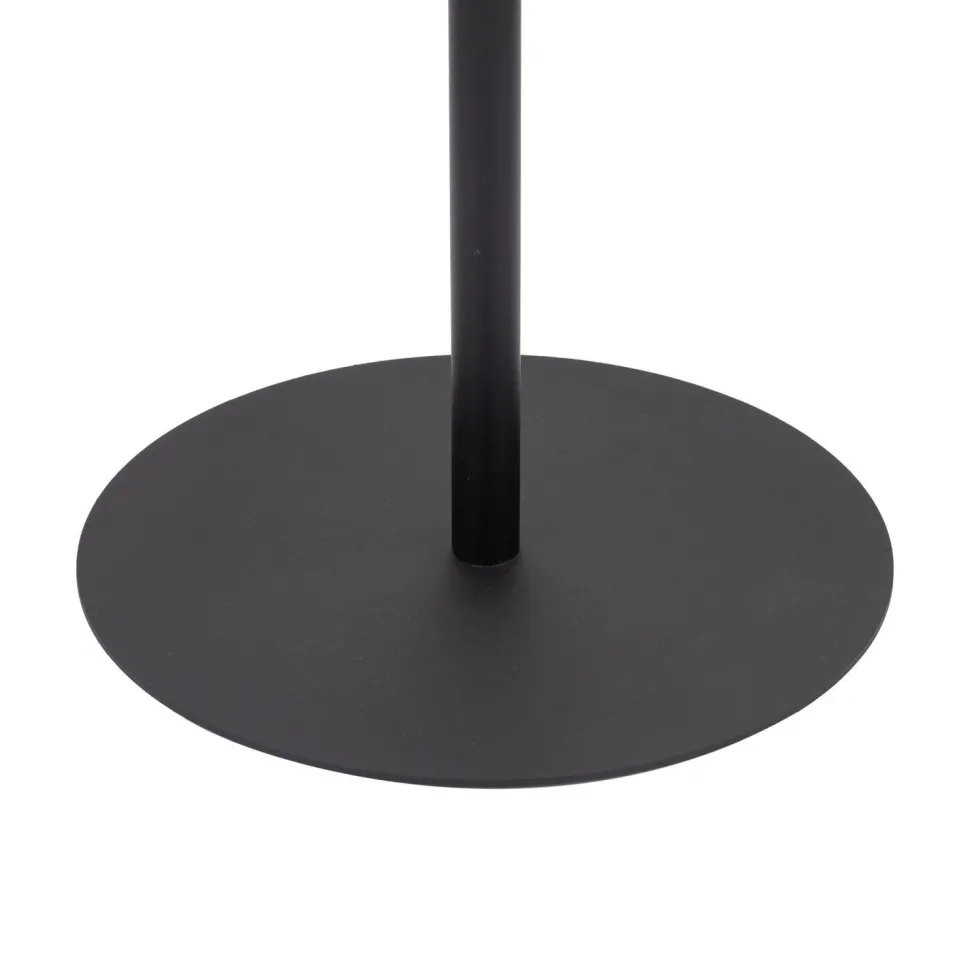 Stehleuchte Schwarz 155 cm E27 Stoff Metall Ø 50 cm