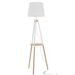 Stehleuchte VAIO Weiß Holz Dreibein skandinavisch