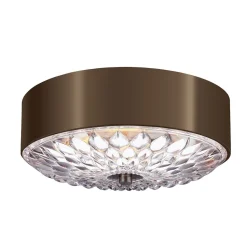 Stilvolle Deckenlampe Kristall Metall Ø35cm Schlafzimmer
