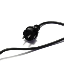 Stilvolle Gartenlampe Weiß runder Schirm Ø30cm