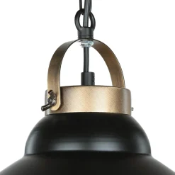 Stilvolle Hängeleuchte IRON in Schwarz