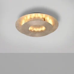 Stilvolle LED Deckenleuchte schwenkbar 6 W in Blattgold