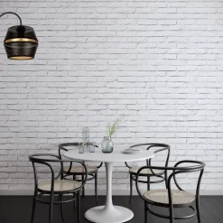 Stilvolle Wandleuchte Metall Schwarz Gold H:25 cm E27