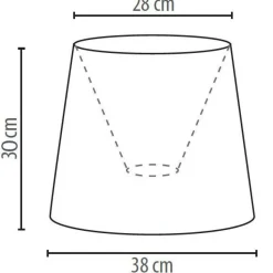 Stoff Lampenschirm Stehlampe Weiß Rosa Blumen E27