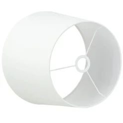 Stoff Lampenschirm Weiß Hängelampe für E27