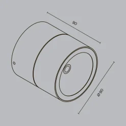 Strahler außen Metall Glas LED IP54 verstellbar Graphit