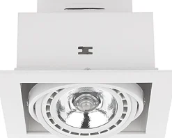 Strahler Einbau Metall Weiß