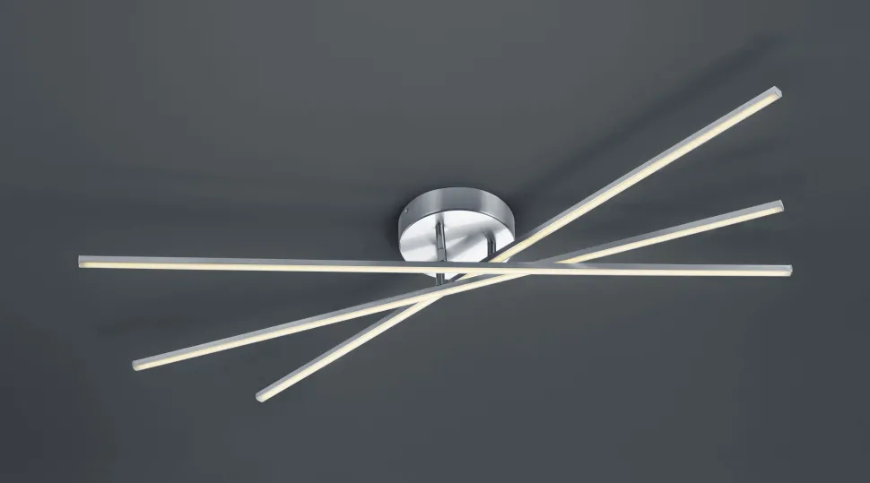 Stylische LED Deckenlampe Metall B:100 cm 9 W dimmbar