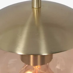 Stylische Pendelleuchte Schwarz Bernstein E27 Ø30 cm