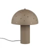 Stylische Tischlampe Taupe Metall E14 32,5 cm Sterne