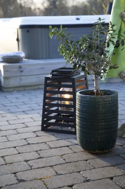 Tischlampe außen mit Kabel 60 cm hoch IP44 E27 SIGNE