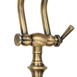 Tischlampe Bronze aus Echt-Messing Premium