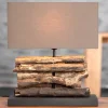 Tischlampe 40cm Modern kunstvoll echtes Treibholz