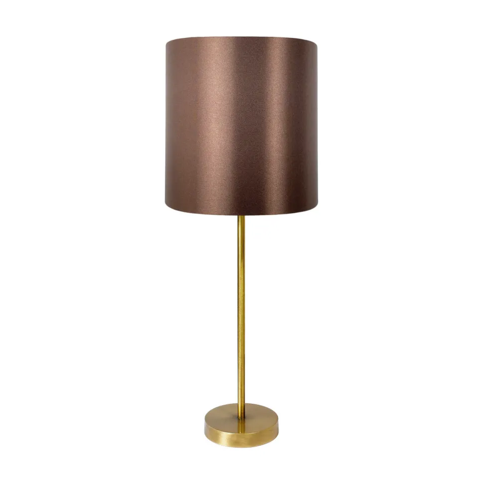 Tischlampe E27 58,5 cm Ø 20 cm in Bronze hell Braun