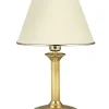 Tischlampe in Messing 44cm Bett Leuchte E27 PENELO