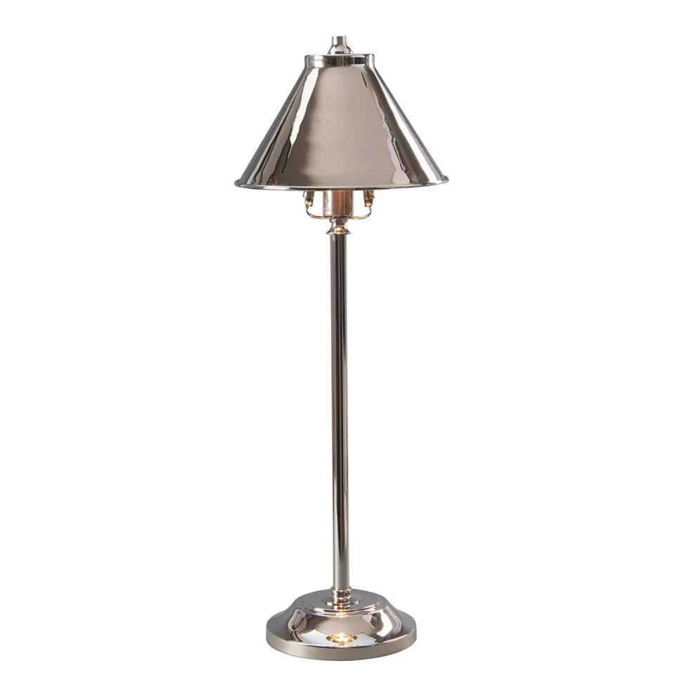 Tischlampe ISMENE Nickel Ø21cm H:59cm Bodenleuchte