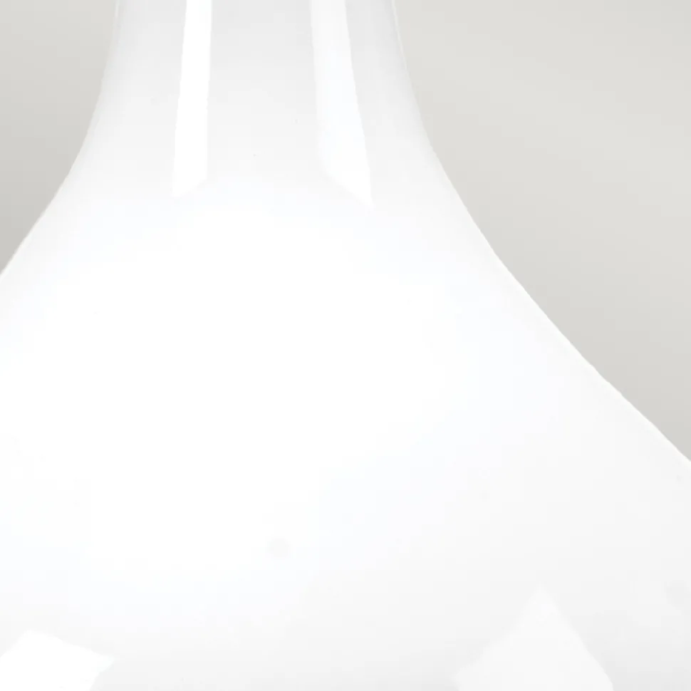 Tischlampe Keramik Stoff E27 69 cm hoch Weiß Rosa