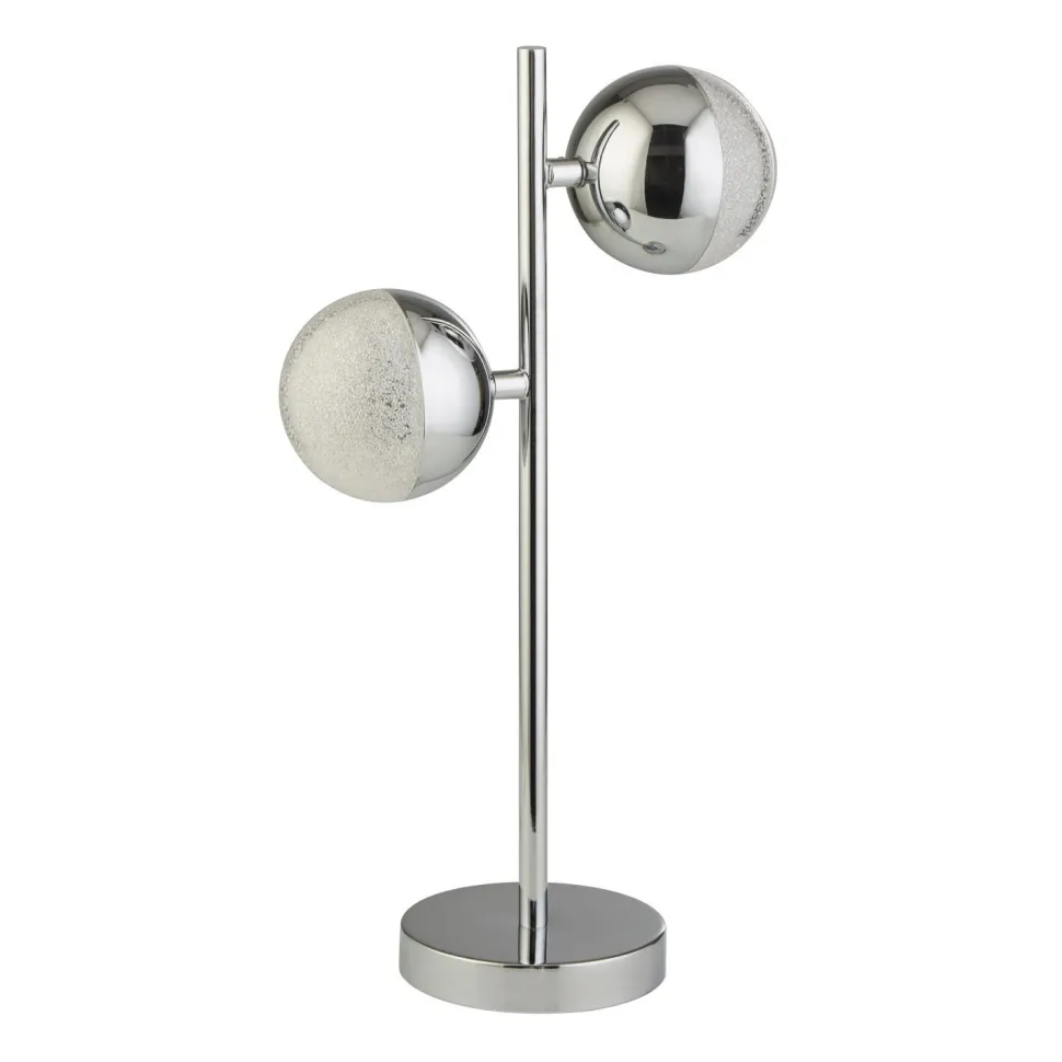 Tischlampe LED Chrom 4000 K 1345 lm 45 cm Metall Retro