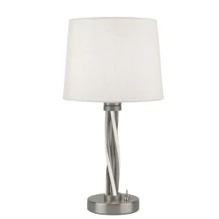 Tischlampe LED E27 H: 47 cm beleuchtete Säule